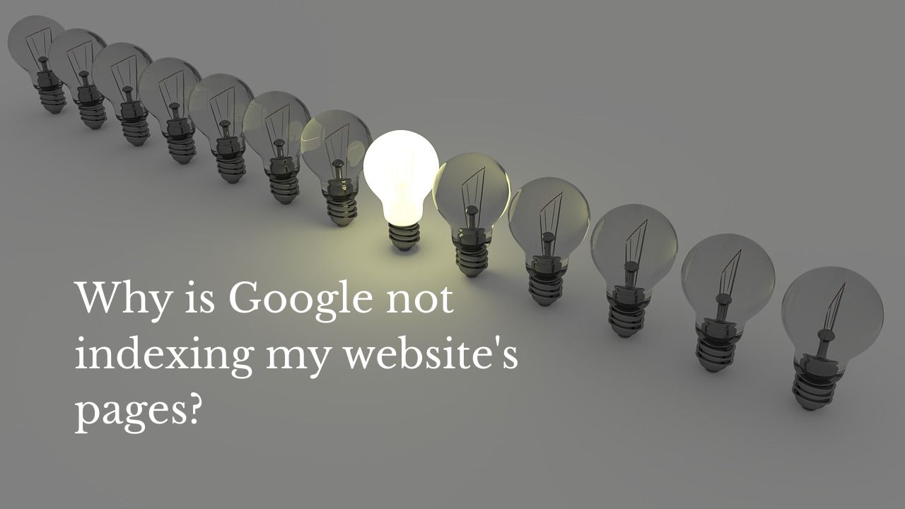 Google not indexing my site