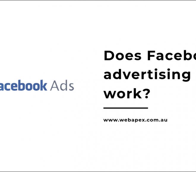 Does Facebook advertising work?