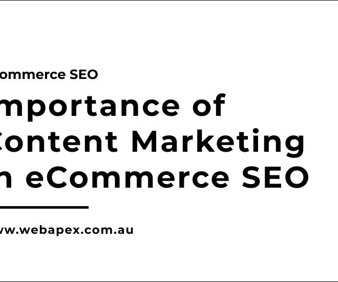Importance of content marketing in eCommerce SEO